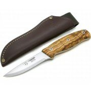 Cudeman Custom Bushcraft Hunting Knife with 4" Carbon Steel Blade